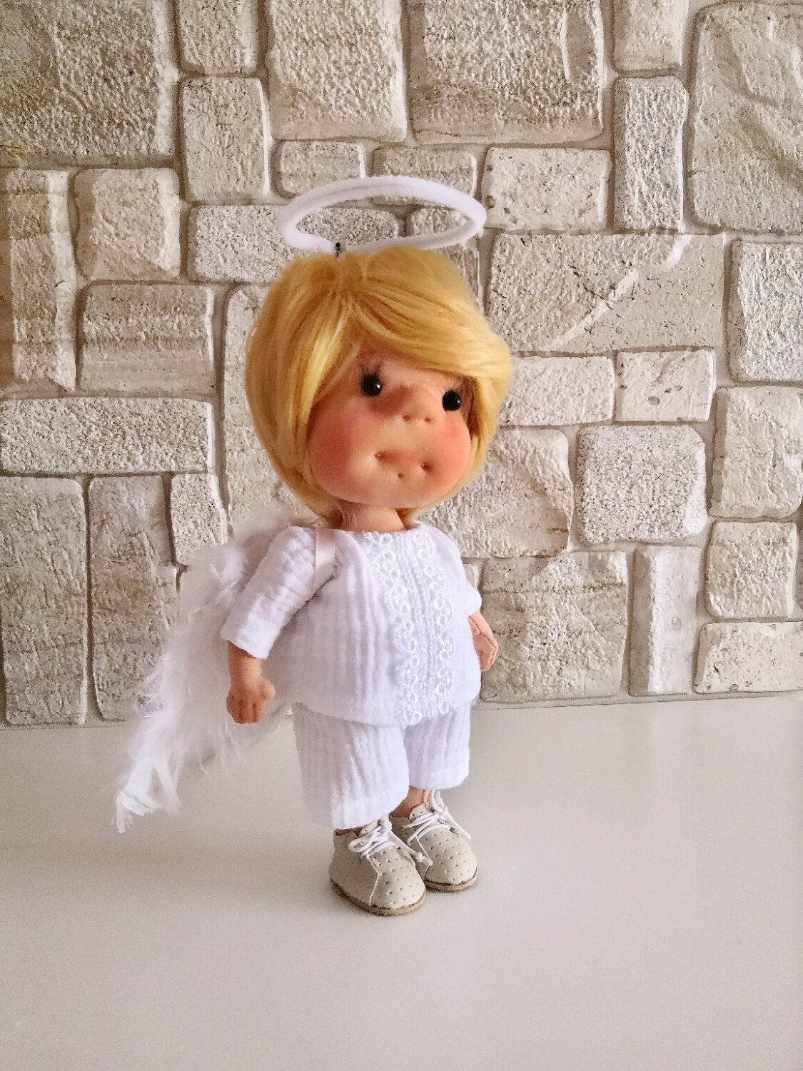 Текстильная игрушка «Ангел на подушках»