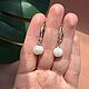 Серьги с жемчугом. Серьги классические. Katerina Moroz accessories for you (katerinamoroz). Интернет-магазин Ярмарка Мастеров.  Фото №2