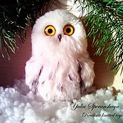 Куклы и игрушки handmade. Livemaster - original item Snowy owl. Handmade.