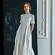 Linen white dress 'Josephine'. Dresses. AltrA. Online shopping on My Livemaster.  Фото №2
