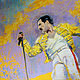 Картина маслом "Freddie", 100-100 см. Картины. Жанна Щепетова. Интернет-магазин Ярмарка Мастеров.  Фото №2