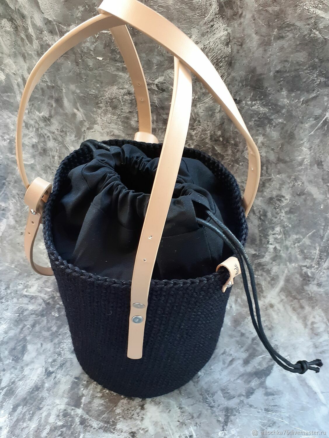 Женская Сумка - торба/ ведро из джута – заказать на Ярмарке Мастеров ...