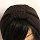 Lace headband black. Bandage. Irina-snudy,hoods,gloves (gorodmasterov). Online shopping on My Livemaster.  Фото №2