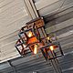 Order Ceiling lamp in the style of Indastrial ' Kub'. uloft. Livemaster. . Ceiling and pendant lights Фото №3