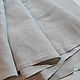 Ткань лен 100% серый светлый плотный, Ткани, Кострома,  Фото №1