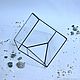 Флорариум геометрический "Куб". Кашпо. Glass-and-grass. Интернет-магазин Ярмарка Мастеров.  Фото №2