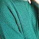 Order Sweaters in luxurious dark green color. svetlana-sayapina. Livemaster. . Sweaters Фото №3