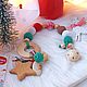 Order Teething toy, wooden rattle, teething toy Christmas - Asterisk. LillyShop. Livemaster. . Teethers and rattles Фото №3