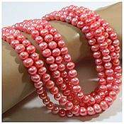 Материалы для творчества handmade. Livemaster - original item Pink pearl galtovka(P222). thread. Handmade.