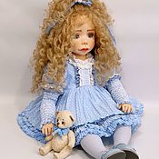 Текстильная кукла Алина 50см