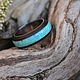 Copy of Copy of Copy of Wooden rings with turquoise. Rings. The Tree of Life. Online shopping on My Livemaster.  Фото №2