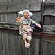  Baba Yaga doll, a kind Yagusya. Figurines. Polina Korotyuk (Polulay dolls). My Livemaster. Фото №6