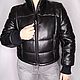 Leather jacket down jacket. Outerwear Jackets. Modistka Ket - Lollypie. Ярмарка Мастеров.  Фото №5