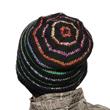 Длинная шапка с помпоном, Вязание для женщин