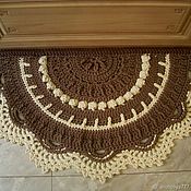 Для дома и интерьера handmade. Livemaster - original item Mat-mate bedside knit cord handmade. Handmade.