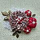 Brooch from handmade fabric Ripe cherry, Brooches, Salavat,  Фото №1