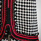 Tweed skirt Ornella. Elegant handmade tweed houndstooth crochet skirt. Skirts. Crochet by Tsareva. Online shopping on My Livemaster.  Фото №2