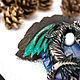 Order Azure Dragon Serpent pendant made of polymer clay. MathomsCrafts (vsyakovina). Livemaster. . Pendant Фото №3