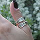 Boho Style Spiral Rings in 925 Sterling Silver GA0026. All finger ring. Sunny Silver. My Livemaster. Фото №4