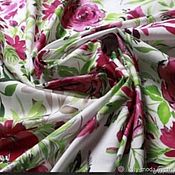 Материалы для творчества handmade. Livemaster - original item Fabric: Cotton Cambric floral print. Handmade.