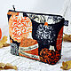 Cosmetic bag with zipper Autumn Patterns Spider on Pumpkin 2. Beauticians. Vash sacvoyage. Online shopping on My Livemaster.  Фото №2