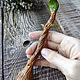 Spoon: Ceramic spoon twig with leaves. Spoons. alisbelldoll (alisbell). Online shopping on My Livemaster.  Фото №2