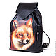 Female backpack 'Fox'. Backpacks. Pelle Volare. Online shopping on My Livemaster.  Фото №2