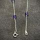 Заказать Цепочка с аметистом с кулоном «сердечко». OM Jewelry. Ярмарка Мастеров. . Цепочка Фото №3