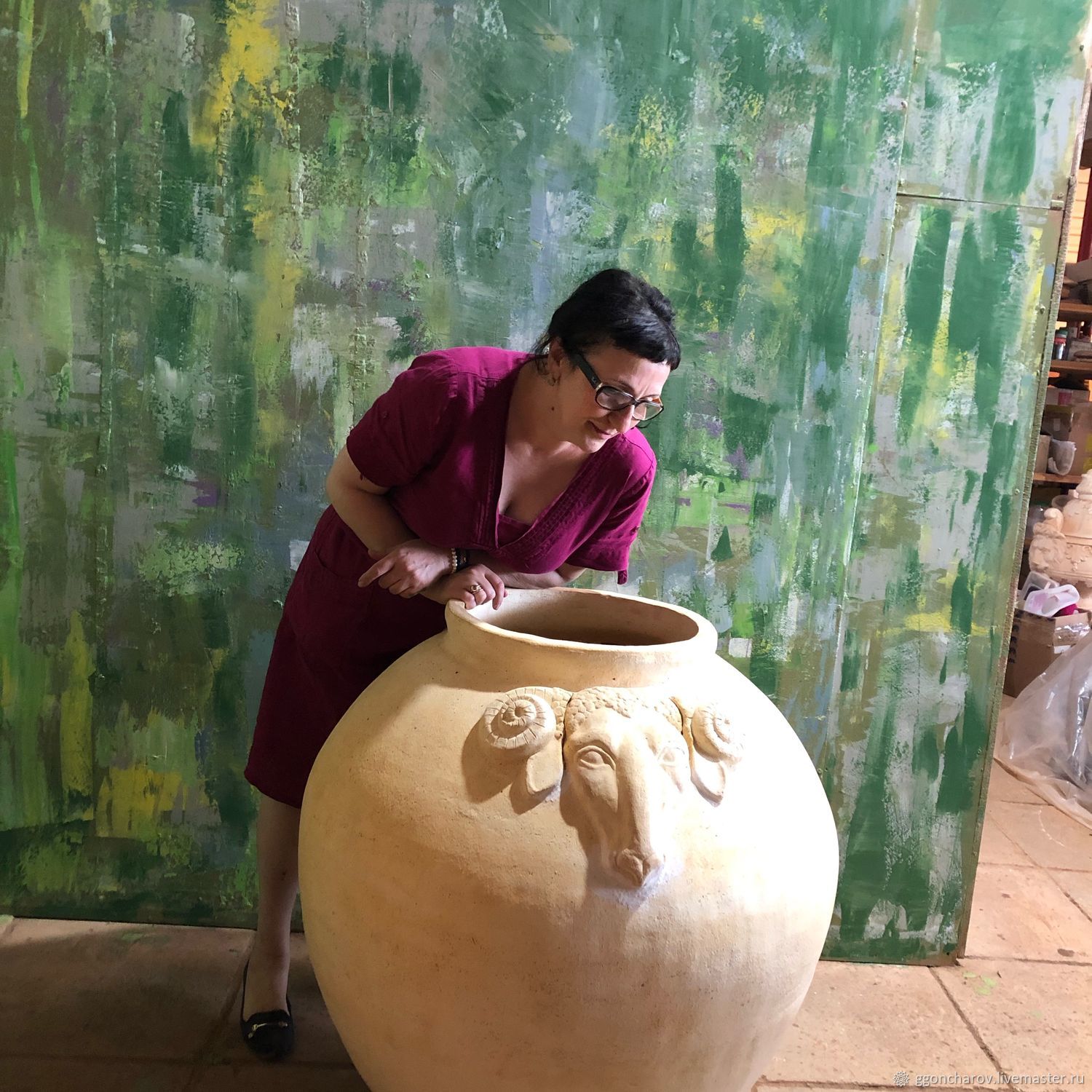 Ваза Садовая 100см в интернет-магазине Ярмарка Мастеров по цене 50 ...