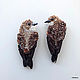 Pair brooches 'Shore swallows', Brooch set, Moscow,  Фото №1