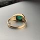 1,69 ct Natural Emerald 585 Handmade Gold Ring. Rings. Bauroom - vedic jewelry & gemstones (bauroom). My Livemaster. Фото №6