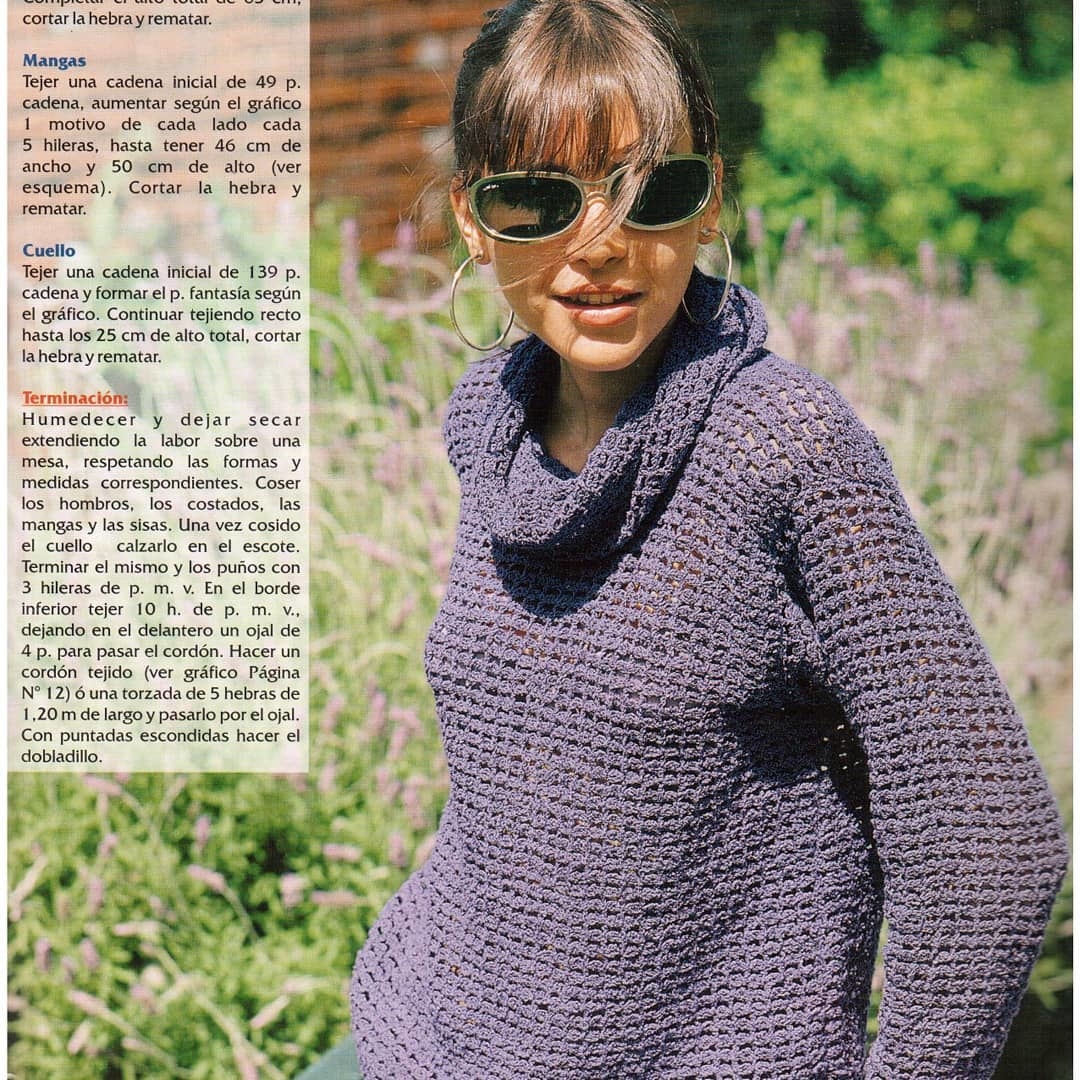 Одна из моих работ для журнала EstiloCrochet