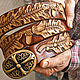 Order Men's leather belt 'Oak leaves'. schwanzchen. Livemaster. . Straps Фото №3