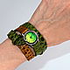 Разные зеленые наручные часы. Часы наручные. Elena. Ярмарка Мастеров.  Фото №6