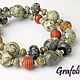 Bracelet with stones and earrings of the bunch. Bead bracelet. Grafoli jewellery. My Livemaster. Фото №6
