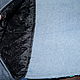 Сумка джинса с изумрудным ажуром-через плечо. Сумка через плечо. ОЛЬГА СУМКИ. Ярмарка Мастеров.  Фото №6