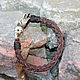 Bracelet braided: Men leather bracelet - Bear. Braided bracelet. Mint Tiger (MintTiger). My Livemaster. Фото №6