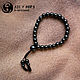 Order Hematite rosary with Mahakala knot, 27 beads (8 mm). ArtLesinao. Livemaster. . Rosary Фото №3