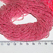 Материалы для творчества handmade. Livemaster - original item Copy of Rose quartz 4 mm, beads ball with cut. Handmade.