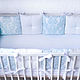 Order Bumpers for the crib. Miss Judy cotton (JuliaLepa). Livemaster. . Sides for crib Фото №3