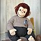Teddy Animals: Old monkey teddy Chak. Teddy Toys. Olga Rybkina. Online shopping on My Livemaster.  Фото №2