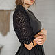  linen long dress with buttons. Dresses. Авторская льняная одежда 
Elena Golovina. My Livemaster. Фото №4