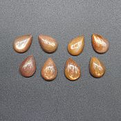 Материалы для творчества handmade. Livemaster - original item Natural sun stone cabochon pear 10h14 mm. Handmade.