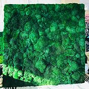 Цветы и флористика handmade. Livemaster - original item Panel of stabilized moss hummocks (2,25, 2m). Handmade.