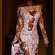 Order Wedding dress full length, lace, with train 3D 'Aphrodite - the foam'. Lana Kmekich (lanakmekich). Livemaster. . Dresses Фото №3