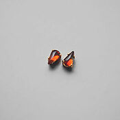 Материалы для творчества handmade. Livemaster - original item Vintage rhinestones 6h3,6 mm color Red top. Handmade.