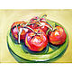 Tomato oil painting. Still life, Pictures, Rostov-on-Don,  Фото №1
