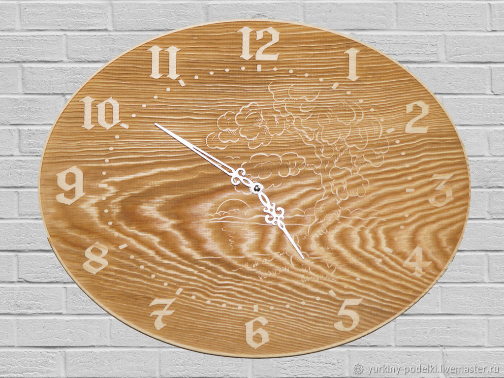 Часы настенные деревянные с деревом в интернет-магазине Ярмарка ...