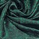  Textured silk emerald brown, Fabric, Moscow,  Фото №1