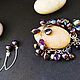 Bracelet 'Mystery' pearls, amethyst, 925. Bead bracelet. Ioanna-yana. My Livemaster. Фото №5